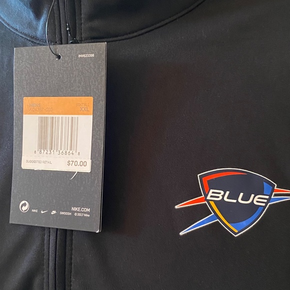 New Nike G-League Oklahoma City Blue quarter zip jacket size XXL - Picture 2 of 4